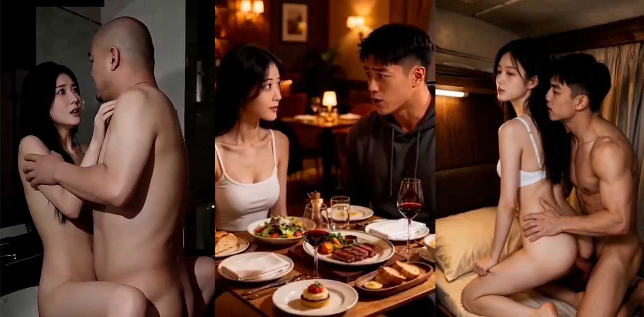 AI成人短剧 旅途失界 第1-3集 男友刚插完的小穴 又被司机猛插 母狗属性彻底爆发