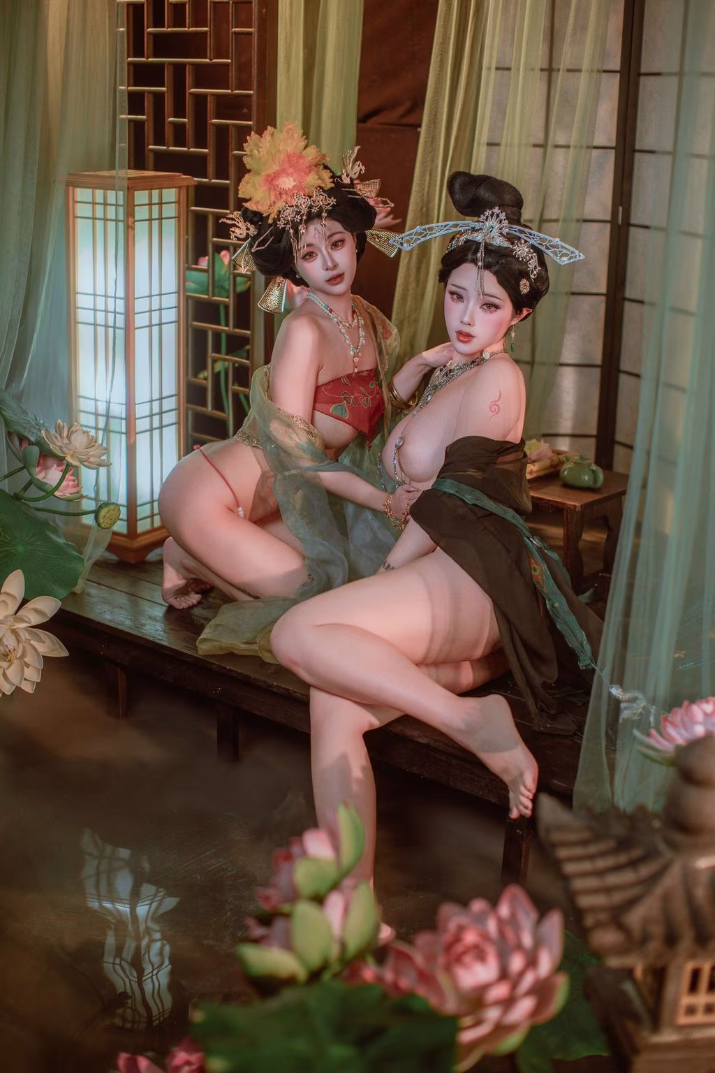 Coser@钛合金TiTi & Tamaki桥本环爱: 并蒂蓮