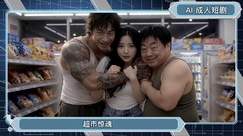 AI短剧 超市惊魂