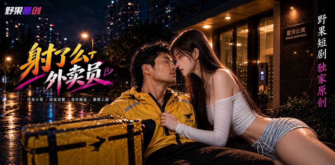 AI短剧《射了么外卖员》第一集 射了么外卖员首单操服网红主播