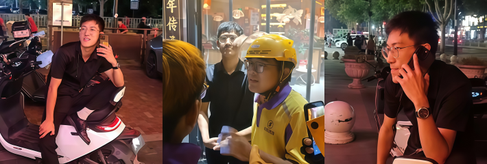 济南辣不二店员 看不起美团骑手 被外卖小哥围攻 现场视频曝光